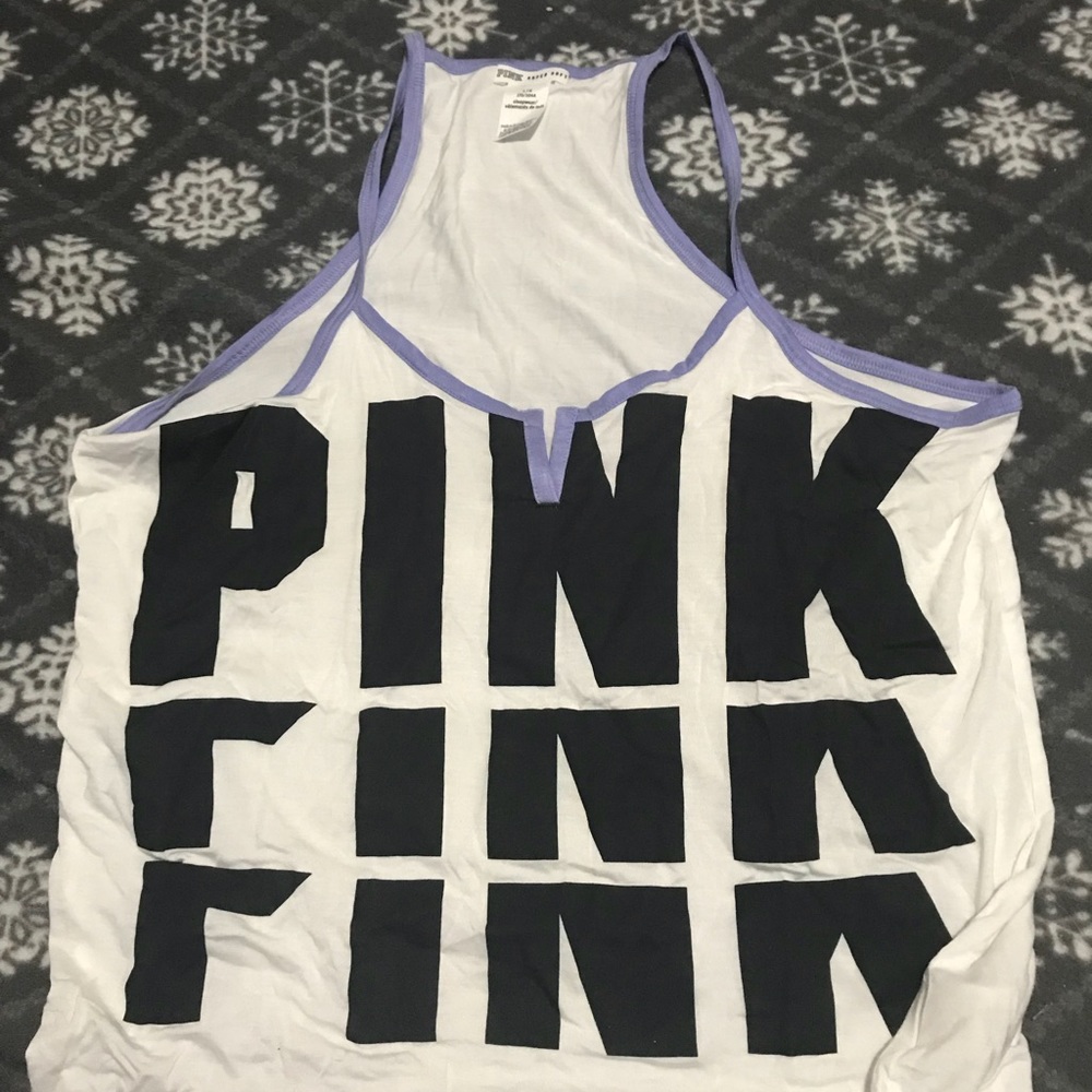 Victoria Secret pink crop tank top never worn